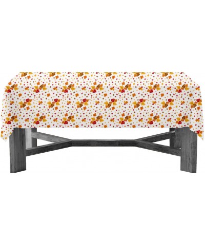 Heavy Duty Printed Plastic Table Cover Available in 44 Colors- 54" x 108"- Autumn Leaves - Autumn Leaves - CX11DGD8BG5 $9.24 ...