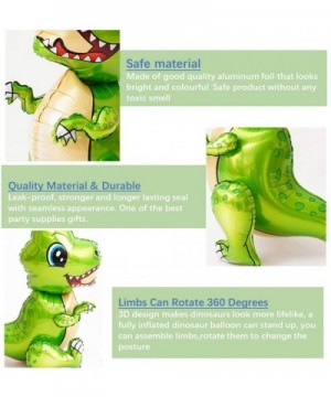 2Pcs 3D Self Standing Inflatable Dinosaur Balloons for Birthday Party Baby Shower Decorations Jungle Theme Party Supplies Boy...