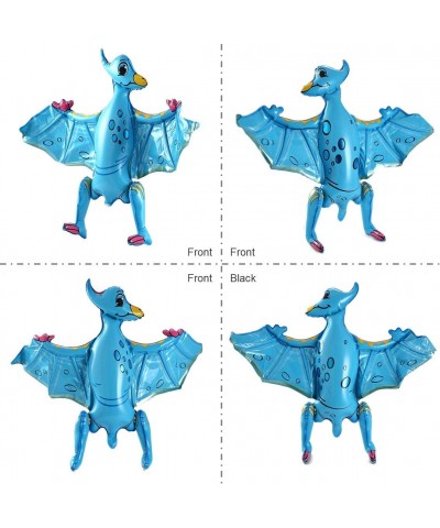 2Pcs 3D Self Standing Inflatable Dinosaur Balloons for Birthday Party Baby Shower Decorations Jungle Theme Party Supplies Boy...