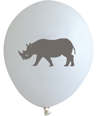 Rhinoceros Party Balloons- Safari Theme Party Décor- Rhino- Made in America - Rhino - CV18EHXZ8RX $8.35 Balloons