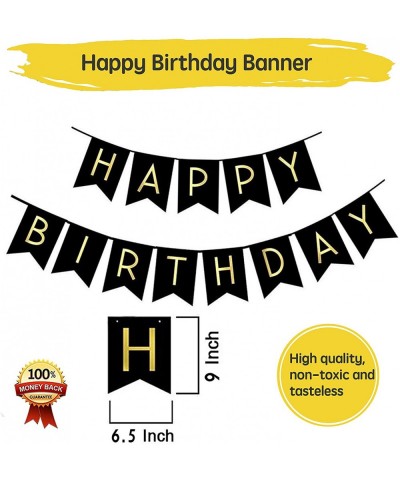 40th Birthday Decorations Party Supplies Gold Kit - 40th Birthday Gifts for men or women-40th Cake Topper - Banner - sash - g...