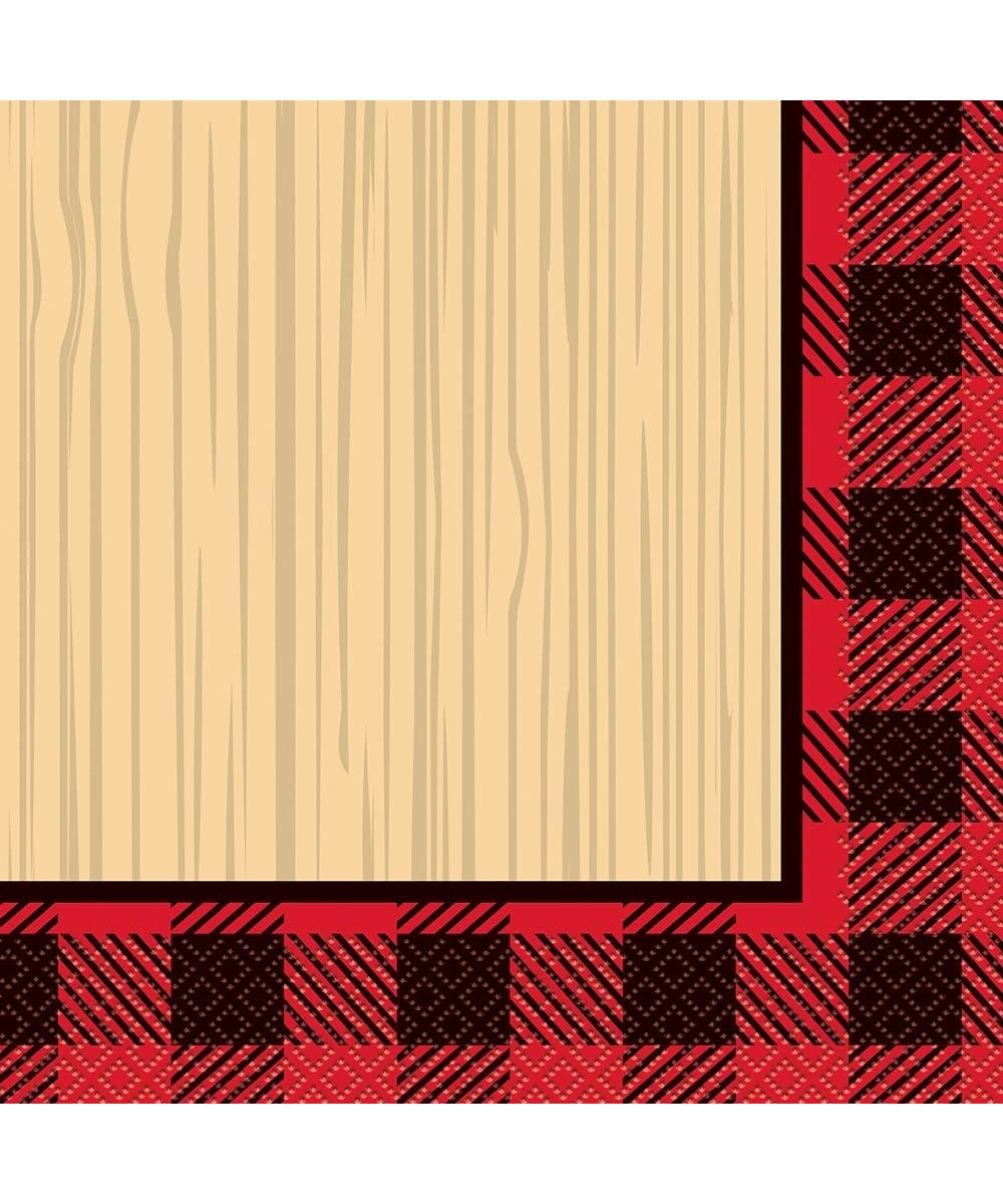 Buffalo Plaid Lumberjack Party Napkins- 16ct - CG12O8U5R3G $5.04 Tableware