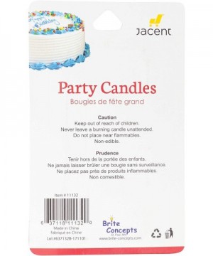 Multicolored Thin Birthday Candles- 4 Inches Tall - 24 Count Per Pack- 1-Pack - CR18QHY9OEI $5.36 Cake Decorating Supplies