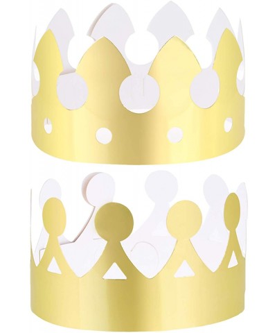 40 Pieces Golden Paper Crowns- Paper Crown for Birthday Party Baby Shower Photo Props - CV18Q6T9KX5 $9.15 Party Hats