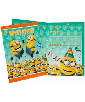 Despicable Me Invitations (8 Count) - CD18D7YIUGC $6.54 Invitations