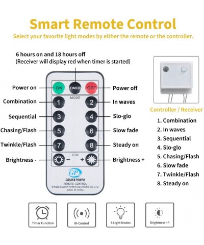 Hanging Window Curtain Lights 9.8 Feet Dimmable- Connectable with 300 LED- Remote- 8 Lighting Modes- Timer for Bedroom Wall P...