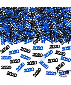 2020 Black Blue Confetti Pack of 1000- 1.5 Oz - Great for Table Decorations - Graduations Party Supplies - Black and Blue for...