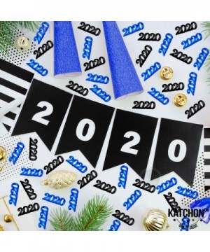 2020 Black Blue Confetti Pack of 1000- 1.5 Oz - Great for Table Decorations - Graduations Party Supplies - Black and Blue for...