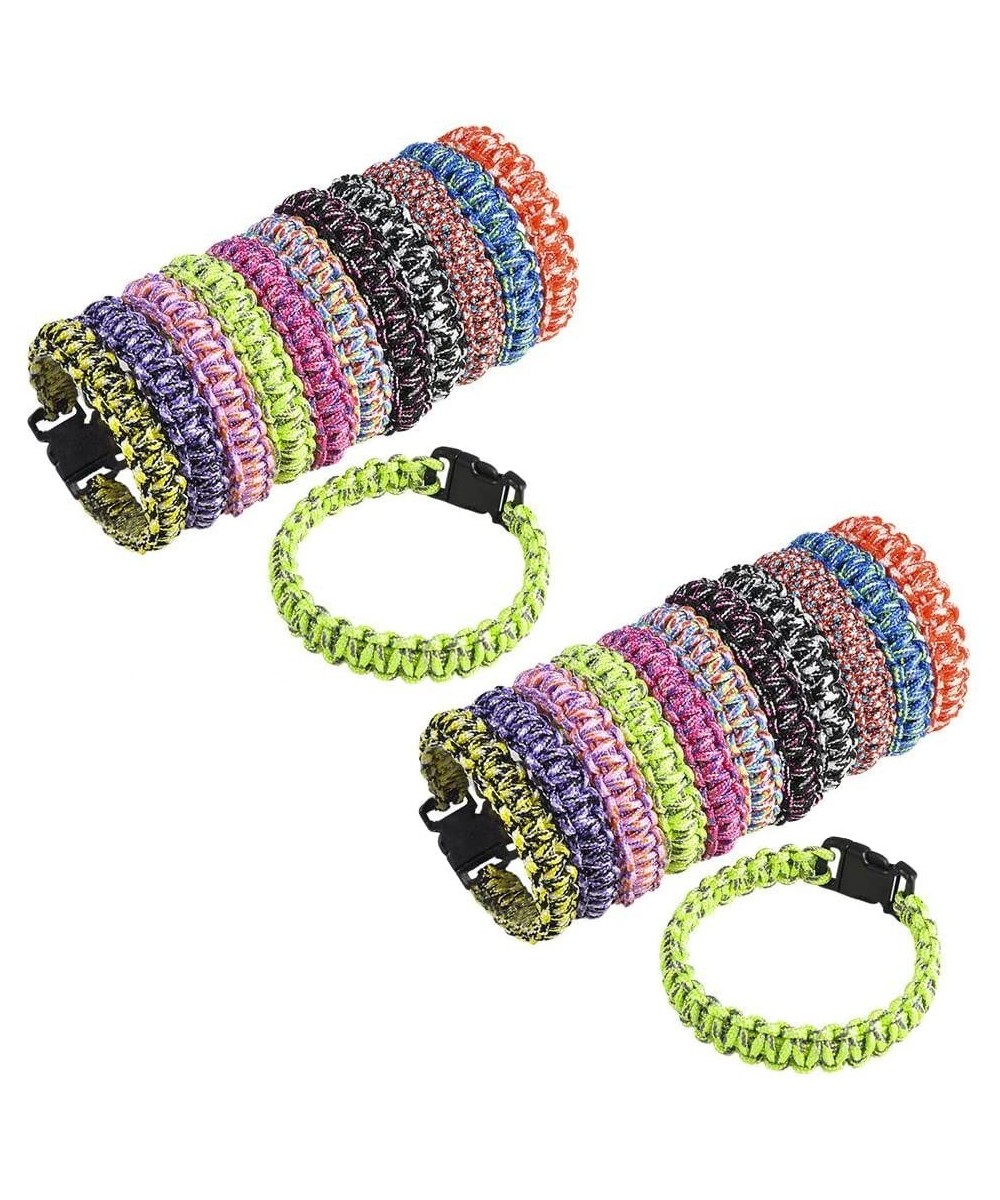 24 Pack Paracord Bracelet Woven 8.5" - Camps- Prizes- Retreats- Goody Bags- Treasure Boxes- Youth Events - CZ18DH3Y248 $19.06...