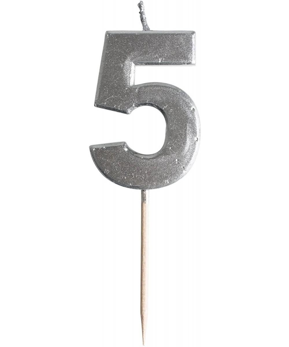 Number 5 Birthday Celebration Candle - CY18CKGQRNQ $6.76 Birthday Candles