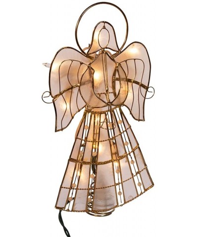 10-Light Capiz Angel Treetop with Vines and Pearls- 9.75-Inch - CO11TCQBCXT $19.22 Tree Toppers
