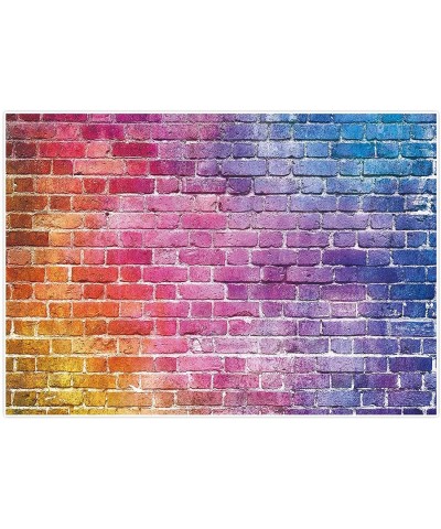 7x5ft Colorful Brick Wall Photography Background Graffiti Brick Photo Backdrop Kids Birthday Party Banner Children Cake Smash...