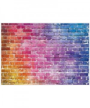 7x5ft Colorful Brick Wall Photography Background Graffiti Brick Photo Backdrop Kids Birthday Party Banner Children Cake Smash...