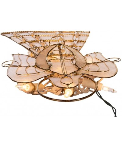 10-Light Capiz Angel Treetop with Vines and Pearls- 9.75-Inch - CO11TCQBCXT $19.22 Tree Toppers