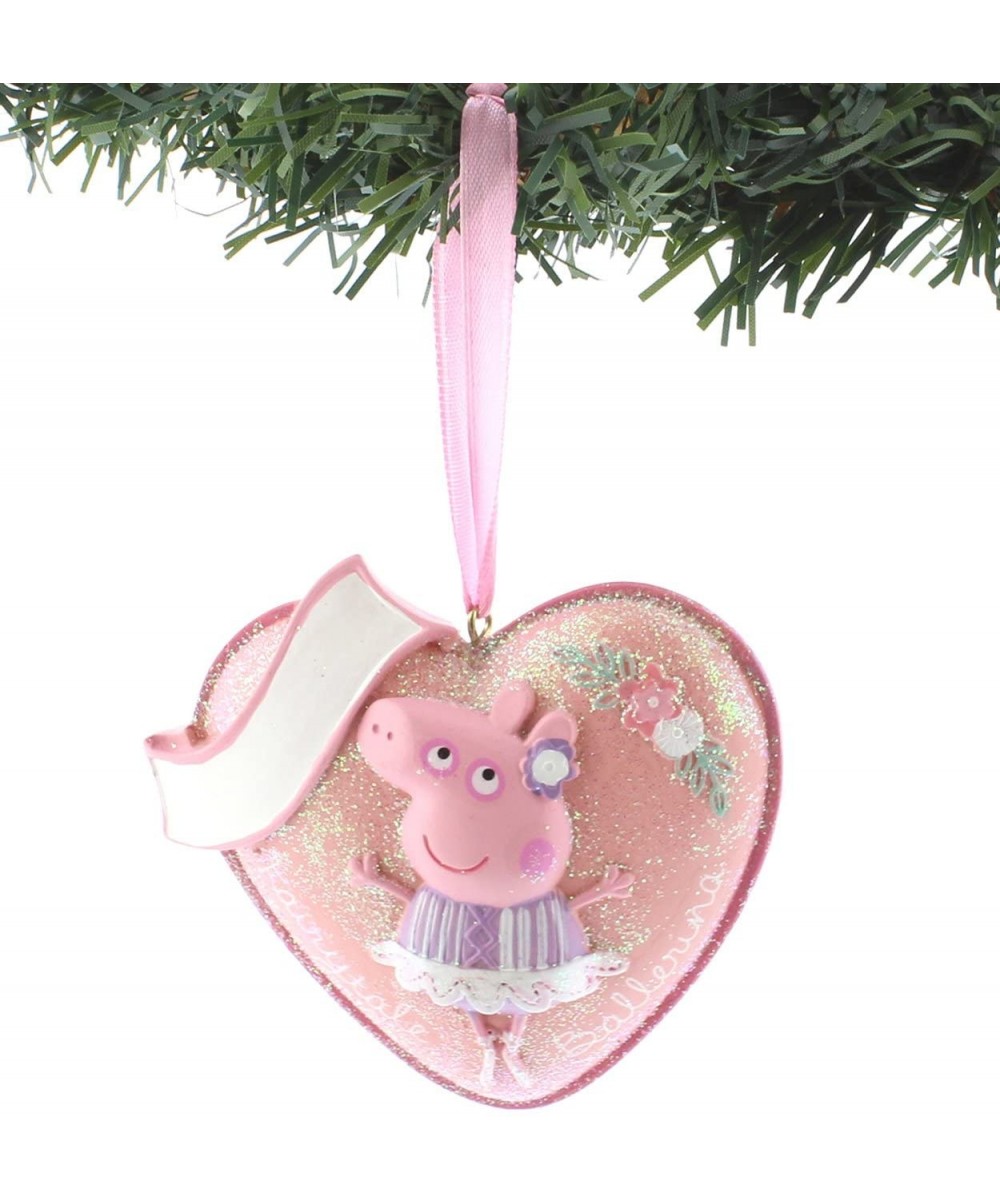 Peppa Pig Personalizable Ornament Gift Boxed (One Size- Pink) - Pink - CA187I0WYL5 $14.09 Ornaments
