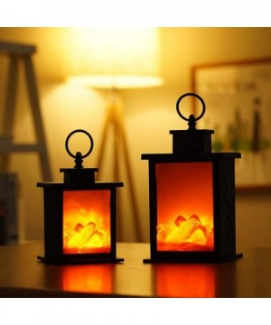 Christmas LED Creative Fireplace Flame Lamp Nordic Style Xmas Decoration Tabletop Ornament Atmosphere Lighting Indoor/Outdoor...
