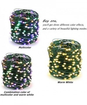 Color Changing LED String Lights Plug in with Remote- 72Ft 200 LED Green Copper Wire Fairy Lights 8Modes Christmas Lights wit...