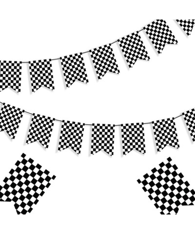 Checkered Black and White Banner Race Flag Banner Checkered Flag Banner Racing Flags Racing Birthday Party Supplies Finish Li...