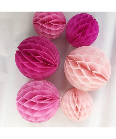 12pcs 6 inch 8 inch Tissue Paper Honeycomb Balls Party Backdrop Decoration Paper Flower Balls Craft Kit Paper Honeycomb Ball ...