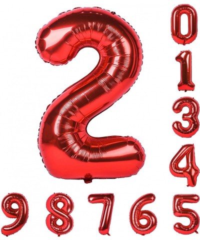 40 Inch Birthday Party Balloon 0-9(Zero-Nine) Red Numbers Mylar Decorations of Arabic Numerals 2 - Red 2 - CW18DH7W8MX $5.21 ...