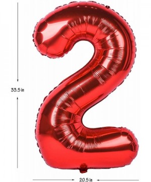 40 Inch Birthday Party Balloon 0-9(Zero-Nine) Red Numbers Mylar Decorations of Arabic Numerals 2 - Red 2 - CW18DH7W8MX $5.21 ...