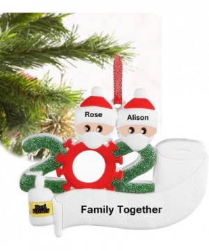 Personalized Christmas Ornaments- 2020 Covid Quarantine Personalized Ornaments Survivor Family Members Name Kit- DIY Creative...