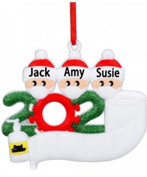 Personalized Christmas Ornaments- 2020 Covid Quarantine Personalized Ornaments Survivor Family Members Name Kit- DIY Creative...