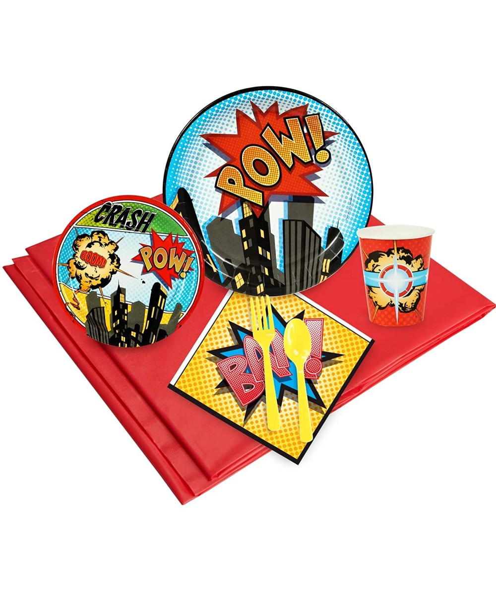 Superhero Comics Party Supplies - Party Pack for 24 - CC127Q0AC0P $19.08 Party Packs