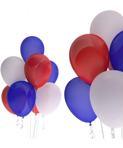 USA Balloon Latex American Patriot 4th July Celebration Color (USA) 10 inch 24 pcs (8 red + 8 Blue + 8 White) Bundle Balloons...