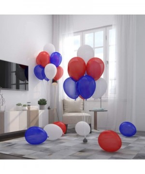 USA Balloon Latex American Patriot 4th July Celebration Color (USA) 10 inch 24 pcs (8 red + 8 Blue + 8 White) Bundle Balloons...