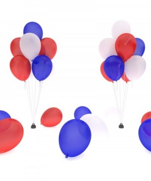 USA Balloon Latex American Patriot 4th July Celebration Color (USA) 10 inch 24 pcs (8 red + 8 Blue + 8 White) Bundle Balloons...