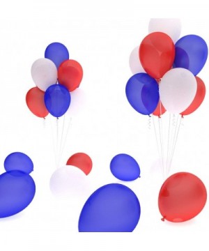 USA Balloon Latex American Patriot 4th July Celebration Color (USA) 10 inch 24 pcs (8 red + 8 Blue + 8 White) Bundle Balloons...