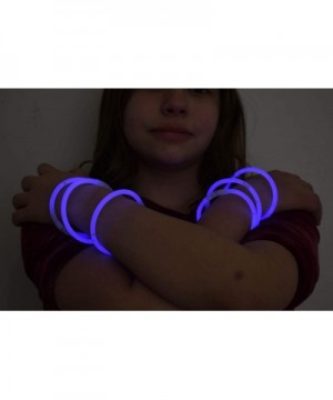 8" Premium Glow Bracelets Glow in The Dark Party Favors Extra Strong Connectors (Blue- 300) - Blue - C118T8OSC3S $17.80 Party...