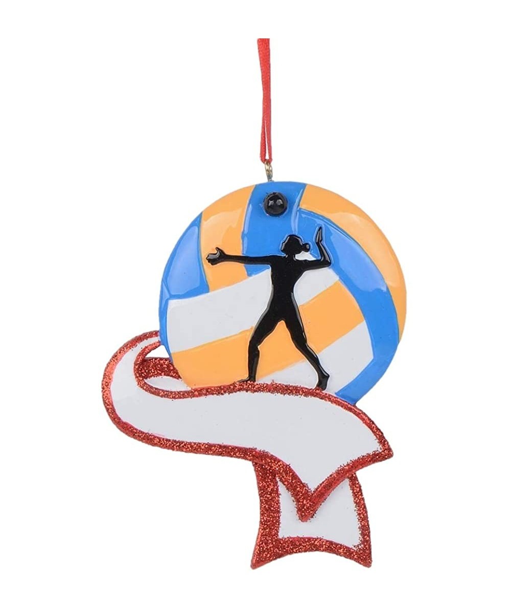 Personalized Sports Fan Christmas Ornament for Tree - Women's Volleyball - CK18Y2QSW8Z $10.28 Ornaments