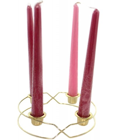 Metal Christmas Advent Wreath Candleholder with Candles 66644 - CC114BLG5E1 $11.23 Candleholders