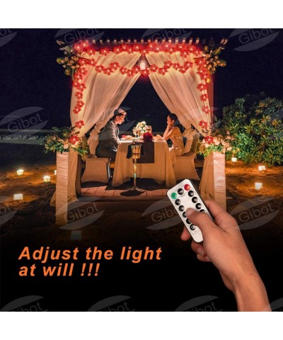 Thanksgiving Autumn Maple Light String 20 LED Light Fairy Light 8 Light Mode Switch (with Remote Control) 3AA Battery Powered...