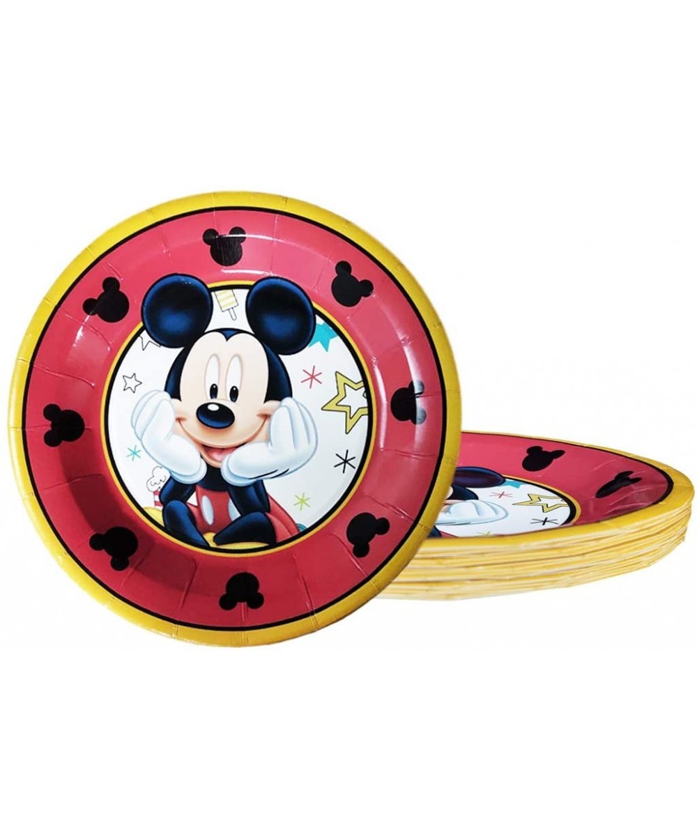 30pcs Mickey Party Plate- Mickey Theme Party Supplies - C719EG0XA6A $10.63 Tableware