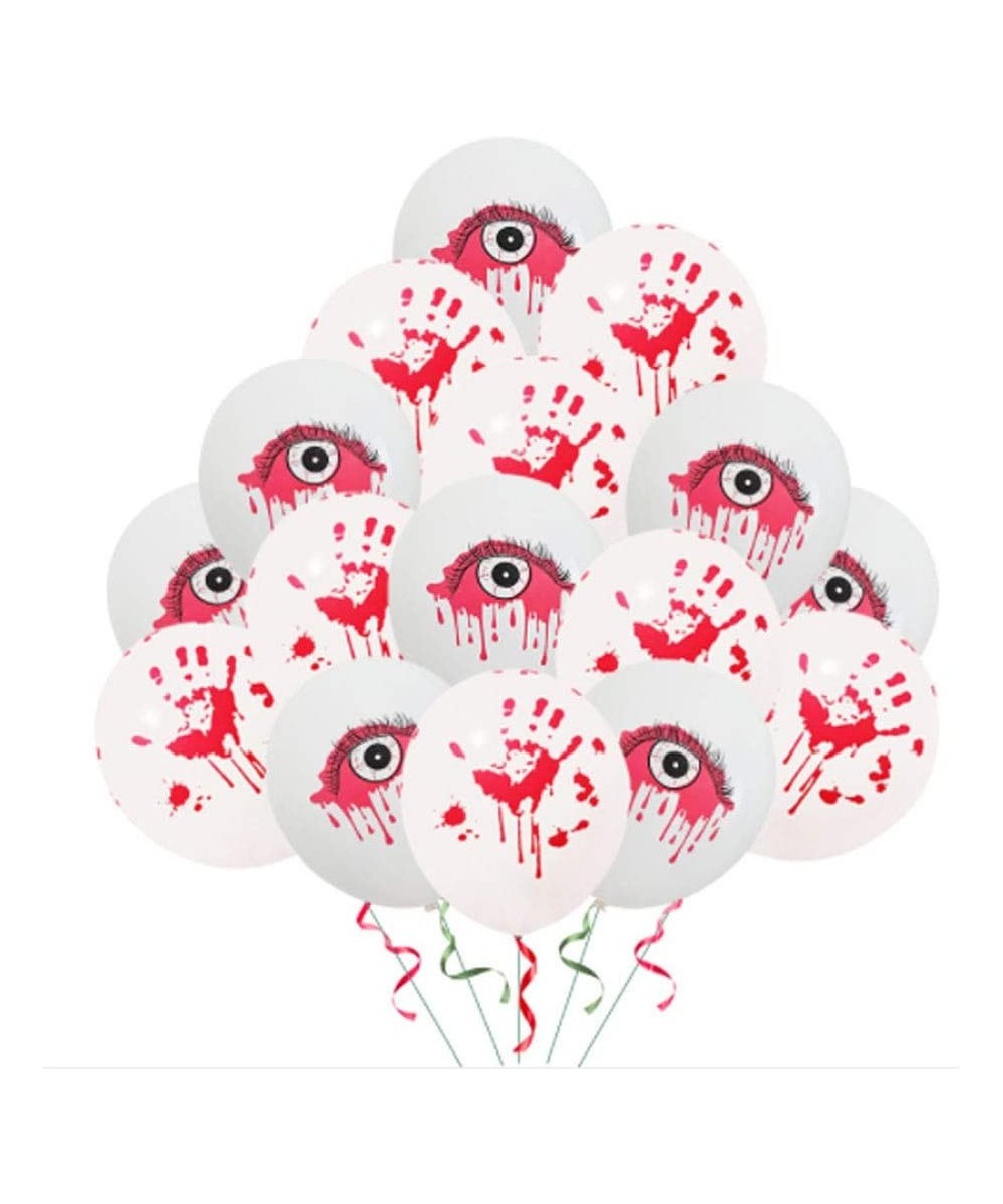 Halloween Balloons Set of 50- Latex Bloody Eyes and Bleeding Palm Balloons Fit for Halloween Terror Decorations Party Supplie...