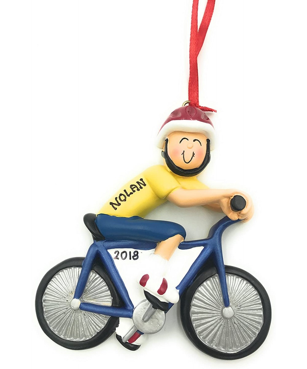 Personalized Bike Rider Male Christmas Ornament 2020 - C2180HHL235 $14.28 Ornaments