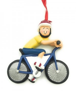 Personalized Bike Rider Male Christmas Ornament 2020 - C2180HHL235 $14.28 Ornaments