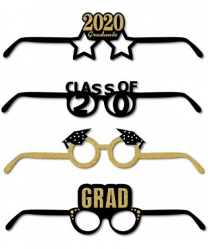 Glitter Class Of 2020 Graduation Grad 2020 Party Eyeglasses Photo Props Supplies(Pack Of 12) - CU194Z5IAH3 $6.50 Photobooth P...