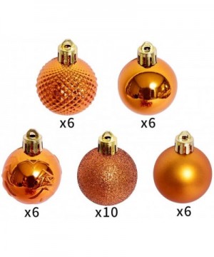 34ct Christmas Ball Ornaments- 1.57" Small Shatterproof Christmas Tree Decorations- Perfect Hanging Ball for Holiday Wedding ...