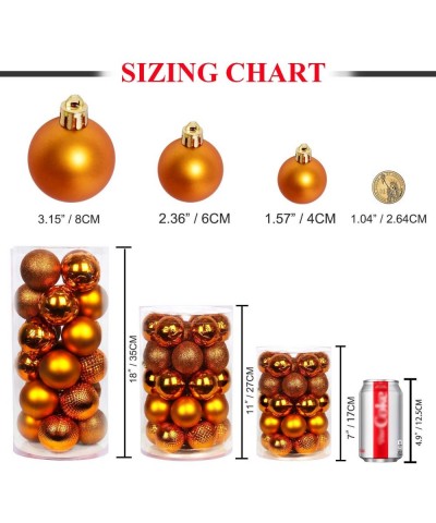 34ct Christmas Ball Ornaments- 1.57" Small Shatterproof Christmas Tree Decorations- Perfect Hanging Ball for Holiday Wedding ...