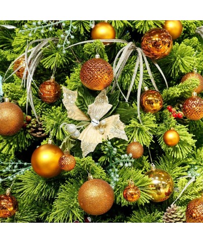 34ct Christmas Ball Ornaments- 1.57" Small Shatterproof Christmas Tree Decorations- Perfect Hanging Ball for Holiday Wedding ...