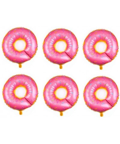 6pcs Donut Foil Balloons Aluminum Foil Mylar Helium Party Balloon for Wedding Birthday Party Decoration - Pink - C318LAHAD96 ...