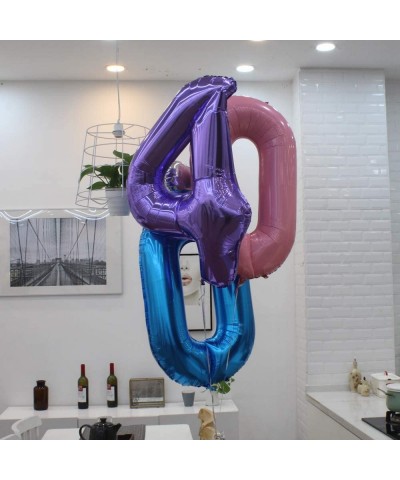 40 Inch Number Balloons Purple Number 9 Helium Foil Birthday Party Decorations Digit Balloons - Number 9 Balloon - CR18UQ8C89...