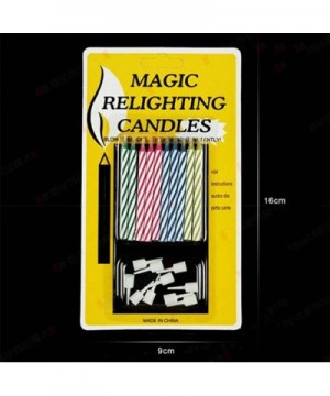 20pcs Funny Magic Trick Relighting Candle Birthday Cake Decors Party Joke Xmas Gift - CI184Z0ONDO $4.30 Birthday Candles