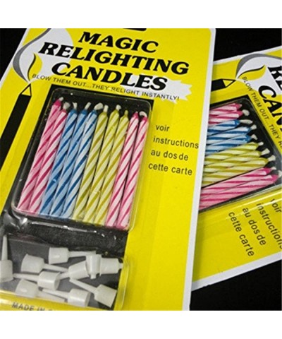 20pcs Funny Magic Trick Relighting Candle Birthday Cake Decors Party Joke Xmas Gift - CI184Z0ONDO $4.30 Birthday Candles