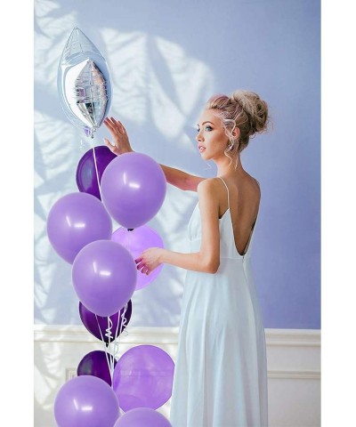 100Pcs Purple Latex Balloons 10 inch Large Helium Party Balloons for Halloween Wedding Birthday Ceremony Decorations - Purple...