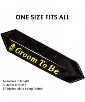 2 Pieces Groom and Bride to Be Sash Bachelorette Party Sash for Bachelor Engagement Bridal Shower Party Supplies - CB18YZ4O9A...